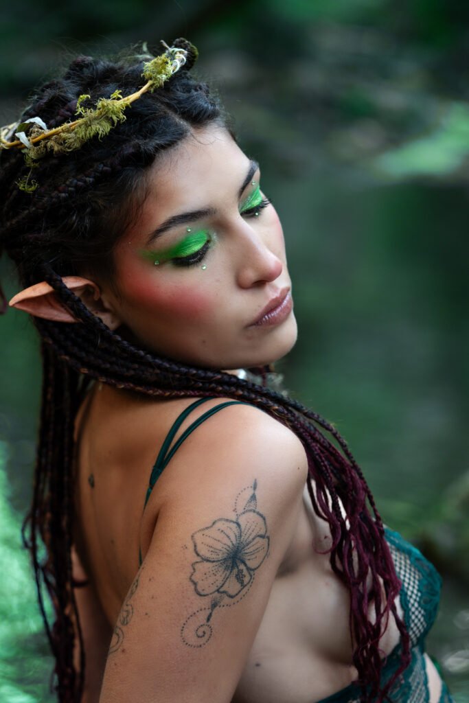 Portrait sexy elfique